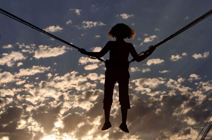 "Although popular among children and adolescents, backyard trampolines have been associated with potentially catastrophic injuries including fractures, cervical spine injuries and paralysis.".