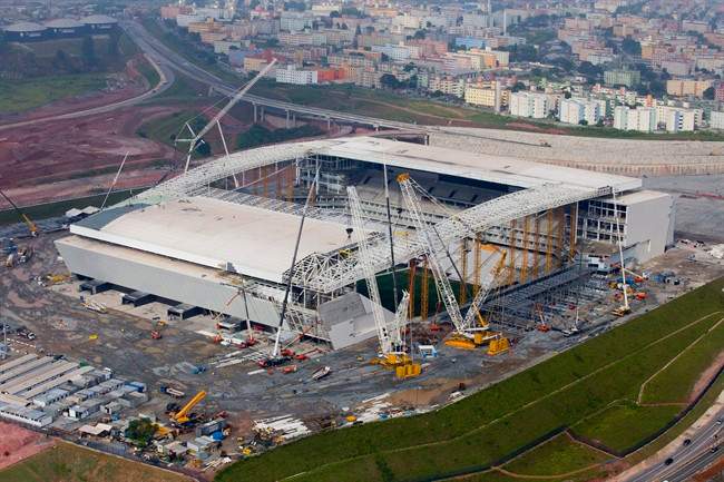 FILE - It's all coming down to the final 30 days. Brazil had seven years to get ready for the World Cup, but it enters the final month of preparations with a lot yet to be done.