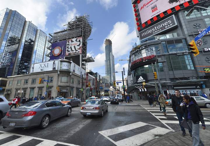 File photo of Yonge and Dundas square