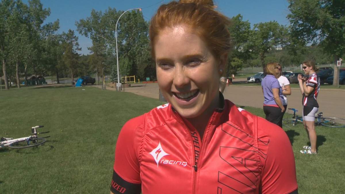 Paula Findlay in Edmonton's Hawrelak Park, Saturday, June 14, 2014.