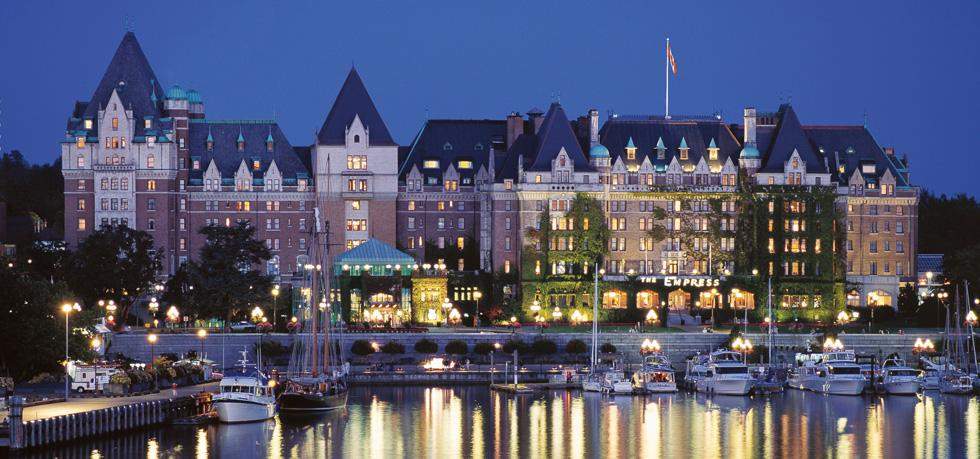 The Fairmont Empress in Victoria.