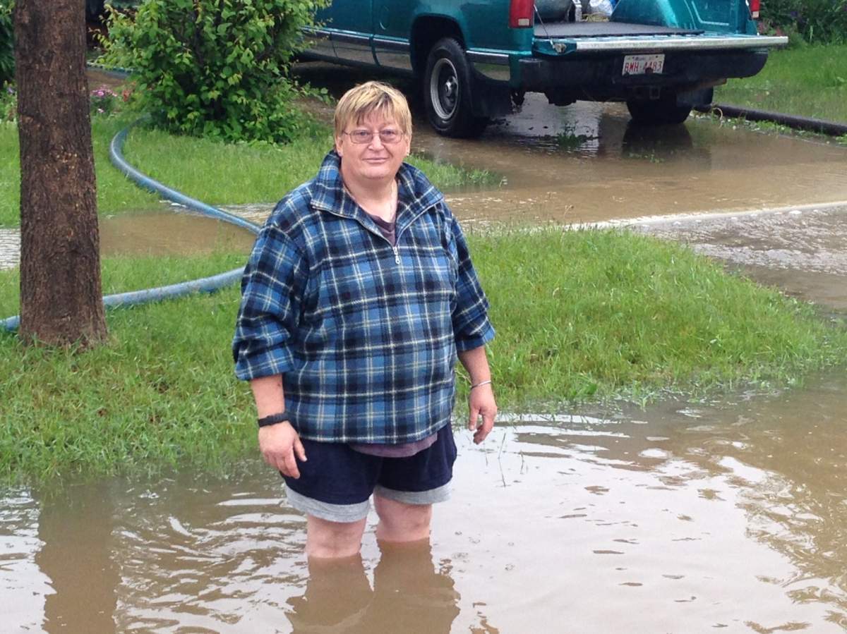 Claresholm flooding 2014