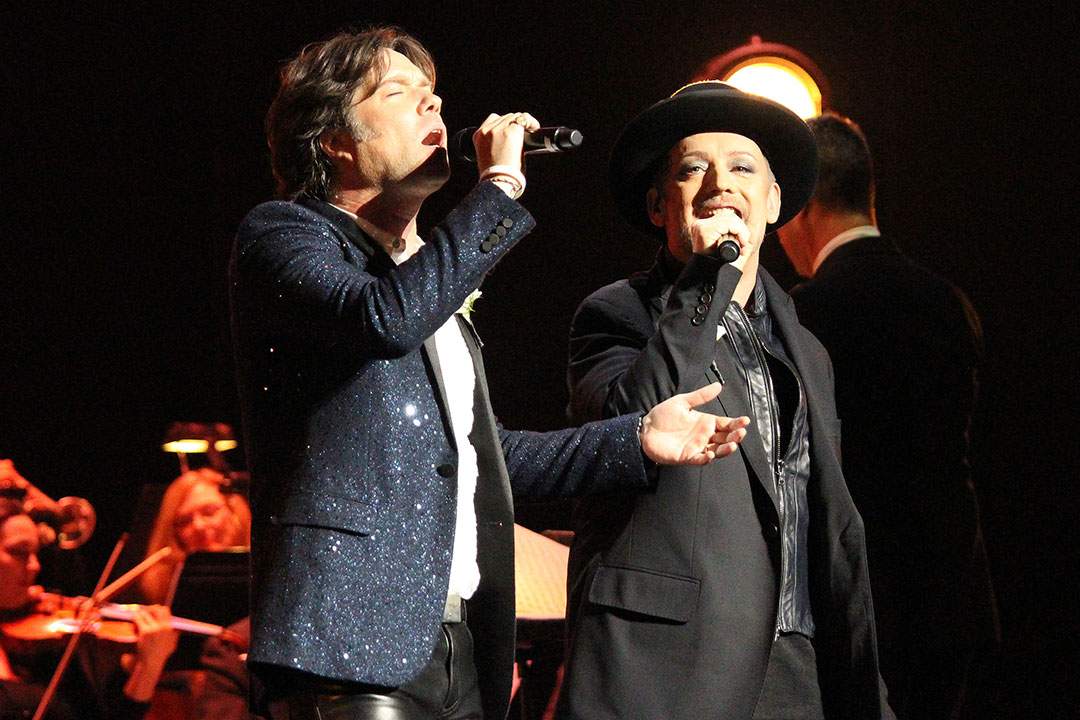 Rufus Wainwright and Boy George