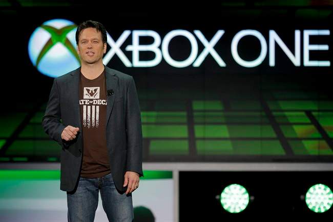 Phil Spencer of Microsoft Game Studios speaks at the Microsoft Xbox E3 media briefing in Los Angeles.