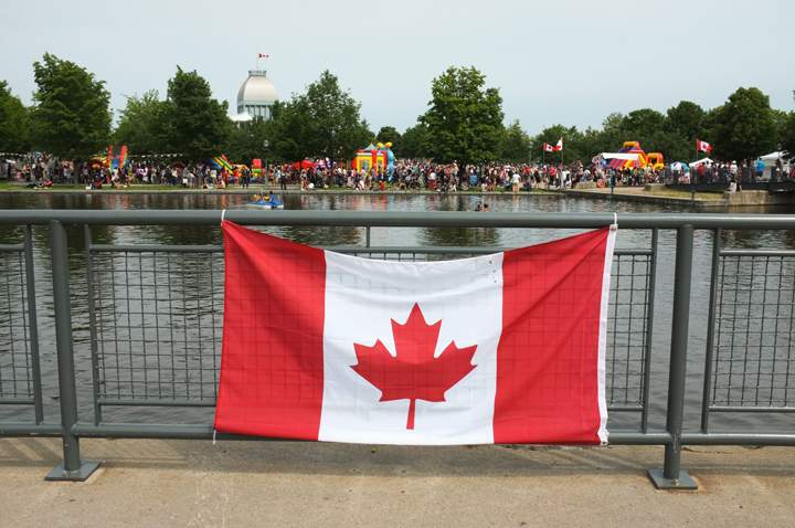 Canada Day celebrations in the Old Port of Montreal, Que., July 1, 2013. 