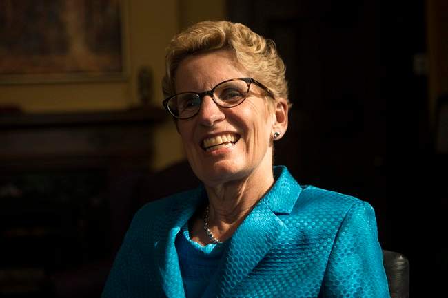 Premier Kathleen Wynne is photographed in her Queen's Park Office in Toronto on Wednesday June 18, 2014.