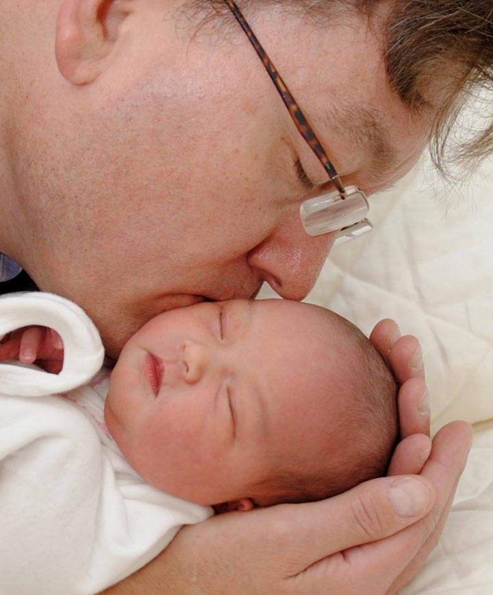 Dad with daughter