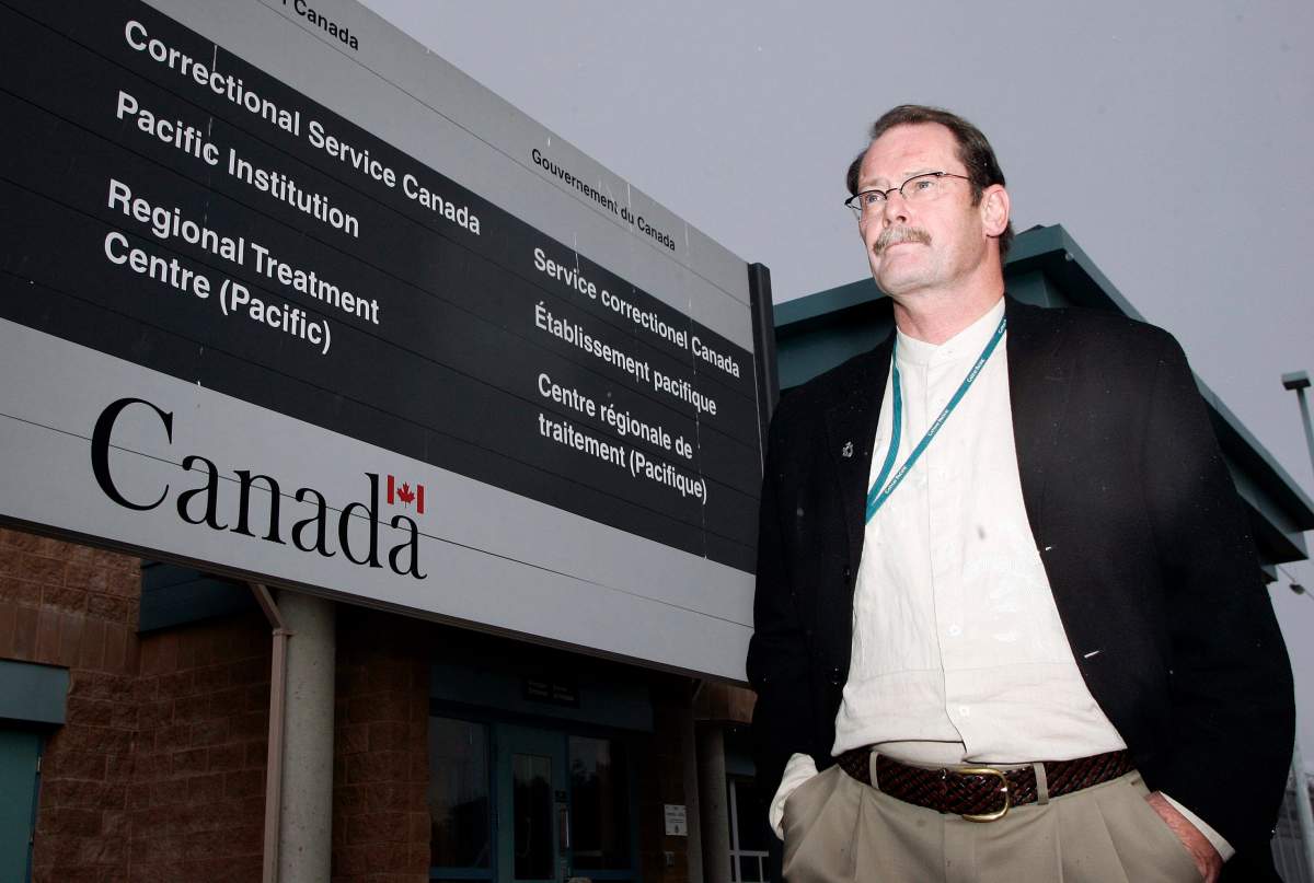 Circles of Support and Accountability western coordinator Andrew McWhinnie photographed outside the Correctional Services regional treatment centre in Abbotsford, B.C., on Sept. 14, 2006. 