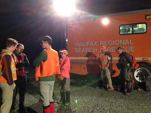 Ground searchers look for lost mother and son