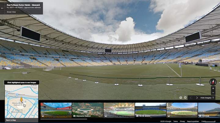 Maracana Stadium. Image via Google Street View.