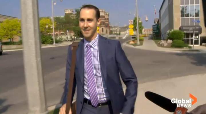 Michael Sona heads to court in Guelph, Ont.