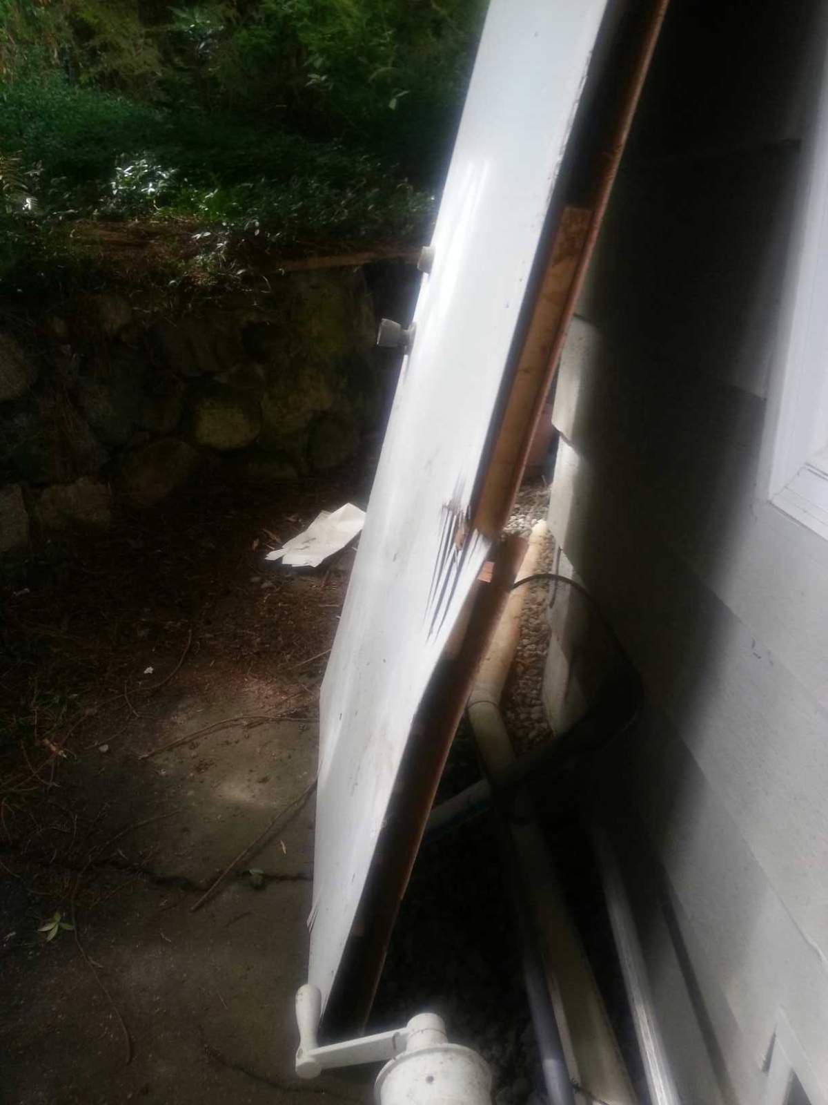 The door the bears broke through.