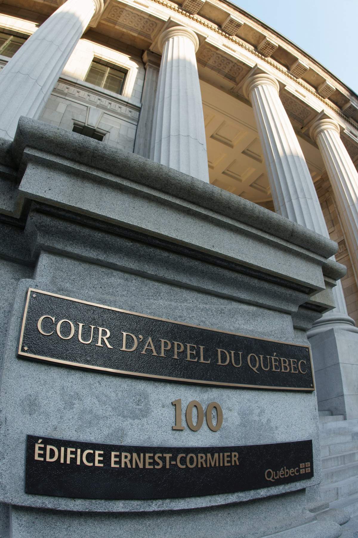 Quebec court of appeal located on Notre-Dame street in Old Montreal.
Mario Beauregard/CPI/The Canadian Press.