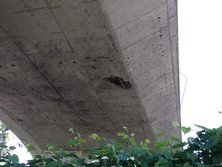 Users of the Sources Boulevard overpass will have to wait at least another year before any major repairs are done on the structure above Highway 20.