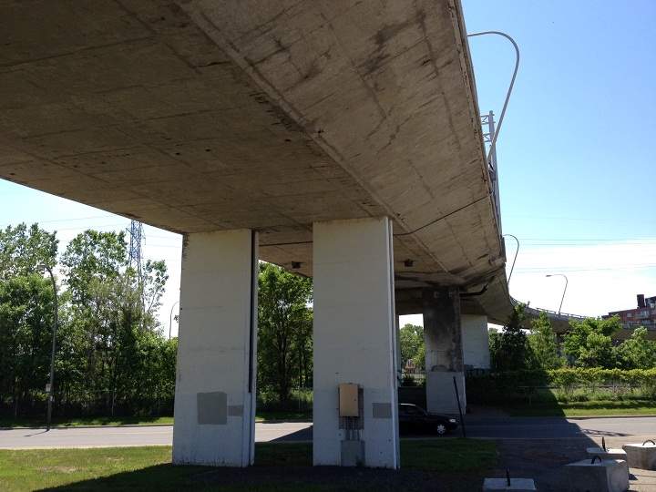 Users of the Sources Boulevard overpass will have to wait at least another year before any major repairs are done on the structure above Highway 20.