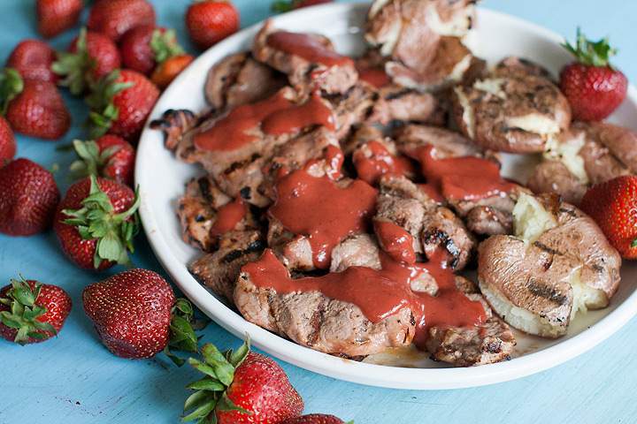 Recipe: Strawberry-balsamic glazed pork tenderloin