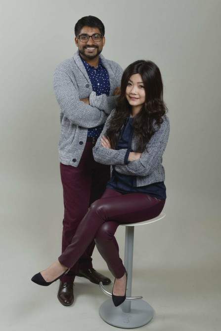 Blynk CTO Shums Kassam (left) and CEO Jaclyn Ling (right).