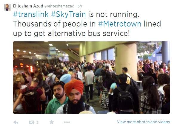 Massive SkyTrain disruptions blamed on a computer glitch - image