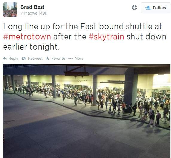 Massive SkyTrain disruptions blamed on a computer glitch - image