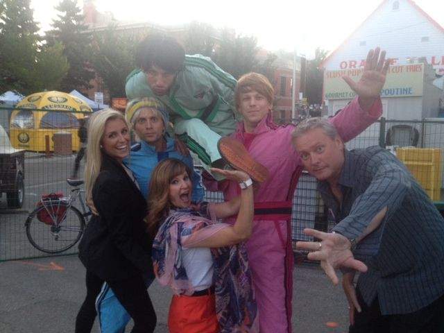 The Global Edmonton team during the Fringe Festival last summer.