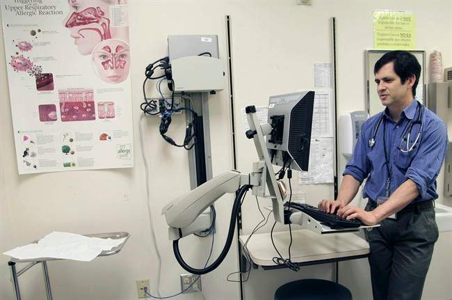 File image. Winnipeg health officials are blaming a lapse in security for the theft of a computer containing confidential records from hundreds of patients.