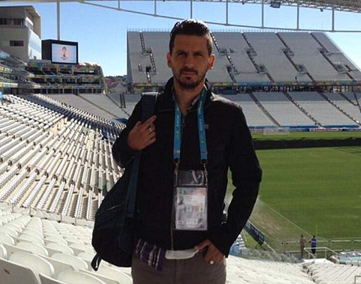Argentine journalist Jorge 'Topo' López died in a car accident July 9, 2014.
