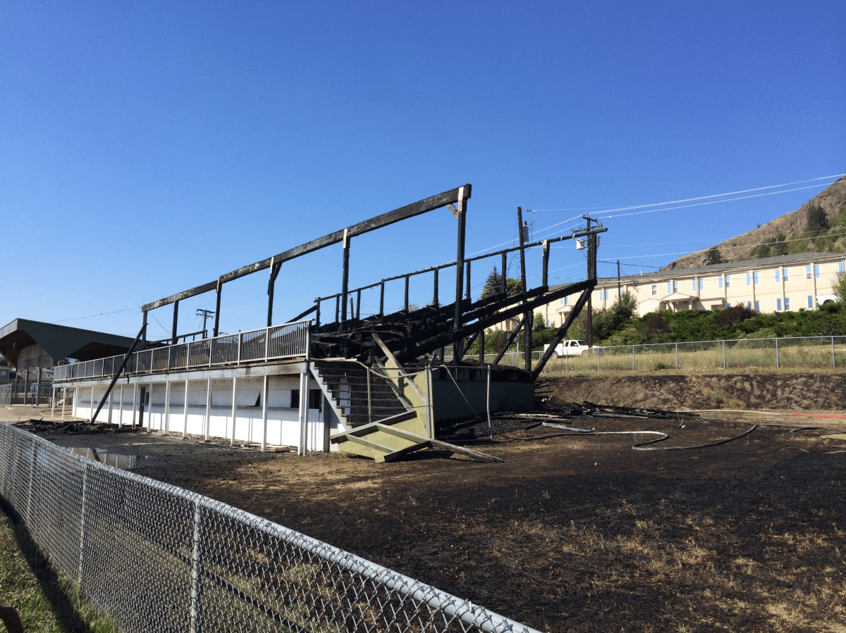Vernon racetrack fire was arson - image