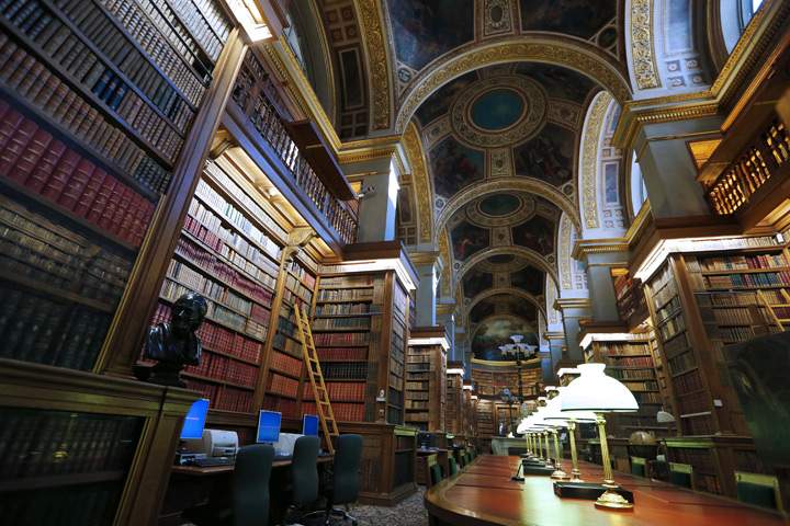 library of the French National Assembly in Paris