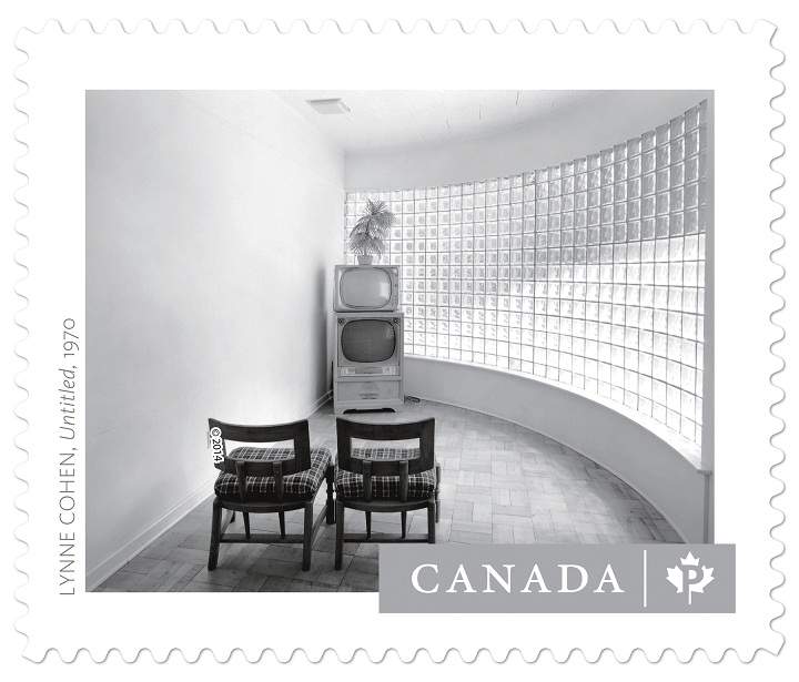 This Canada Post stamp features Untitled by Lynne Cohen.