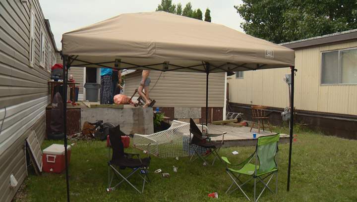 Woman charged after Saskatoon party goers pepper sprayed by unwanted guests.