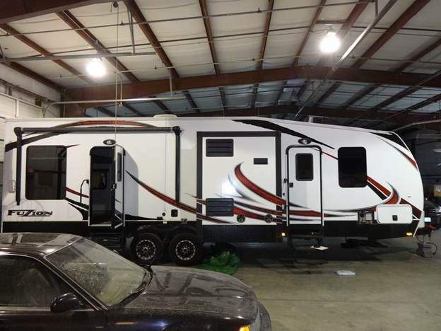 Recovered 2013 Fusion FZ30113 Trailer.