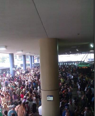 SkyTrain breaks down Thursday afternoon. 