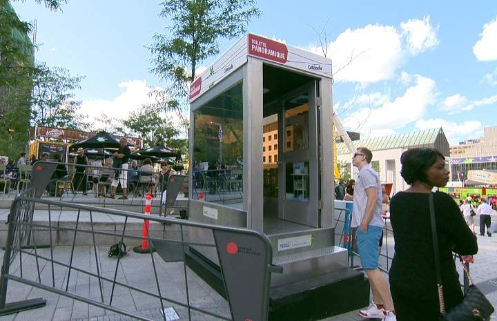 Montreal’s first see-through outdoor toilet is coming to the city's Quartier des Spectacles.