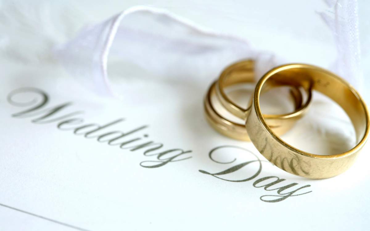 Congratulations on your wedding (if your parents allow it)!
