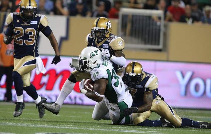 The Saskatchewan Roughriders have announced that John Chick and Jerome Messam have each been named a CFL player of the week.