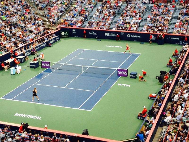 Eugenie Bouchard didn’t fare well at the Rogers Cup in Montreal.
