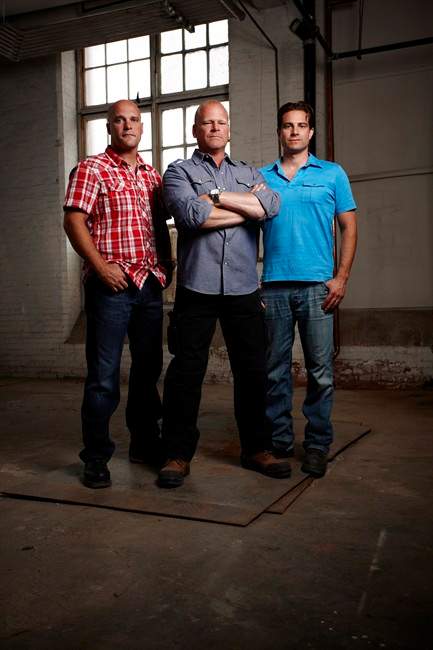 (FROM LEFT) Bryan Baeumler, Mike Holmes and Scott McGillivray are seen in this undated handout photo. The three HGTV Canada personalities are teaming up on season one of Canada's Handyman Challenge.