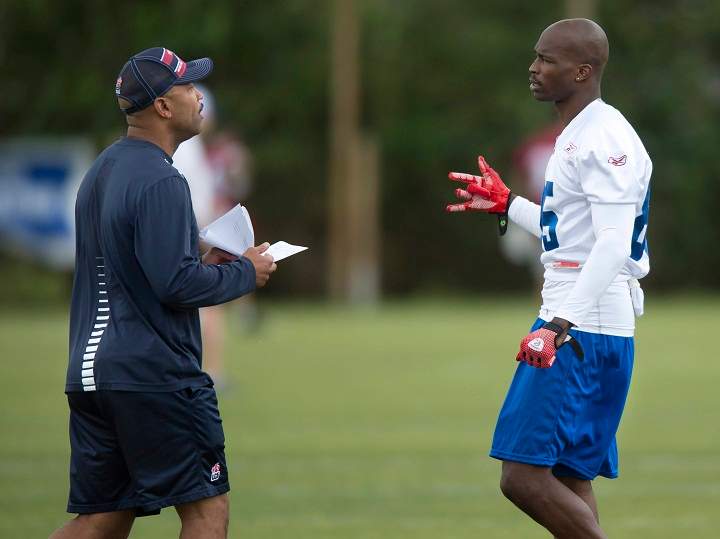 Erik Campbell and Chad Johnson Montreal Alouettes