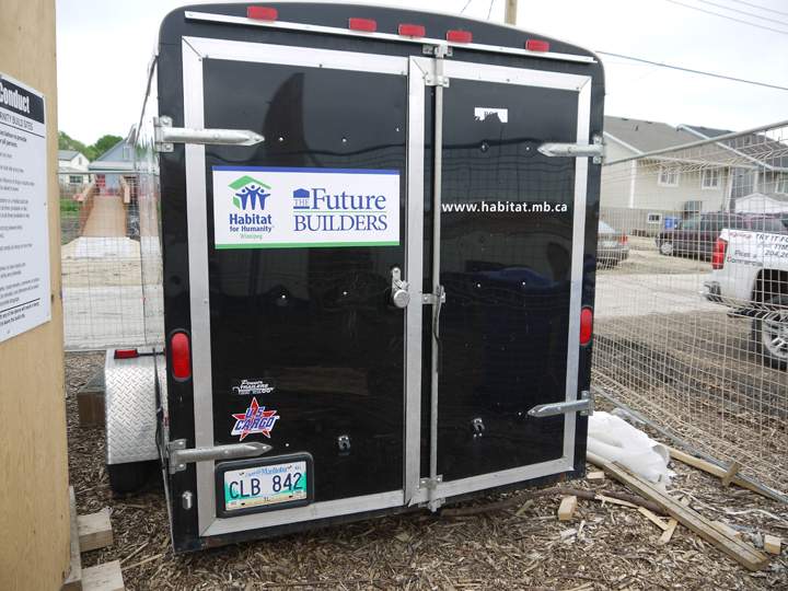 theft Habitat for Humanity construction trailer