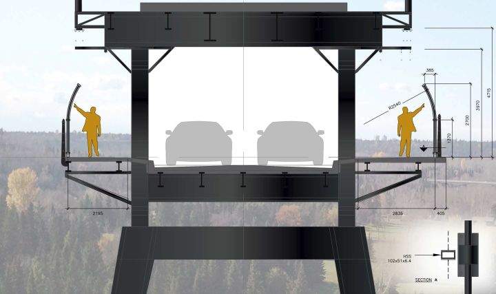 high level bridge barriers