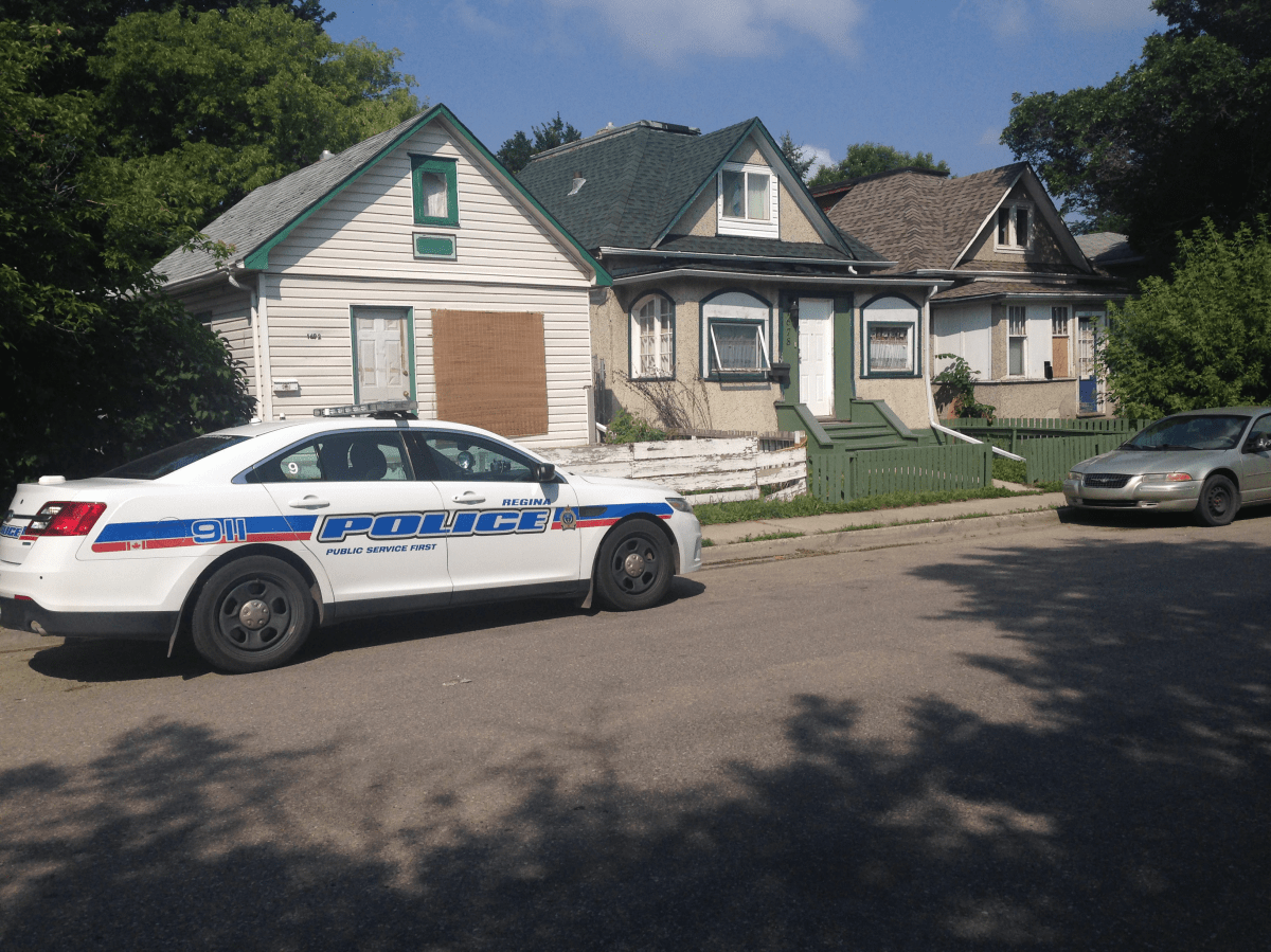 A home on the 1600 block of Toronto Street is pictured on Friday prior to its afternoon release.