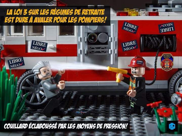 Quebec's municipal workers are finding ingenious ways to protest the government's controversial Bill 3.