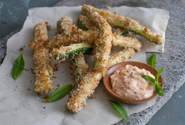 Turning your zucchini abundance into no-fry fries