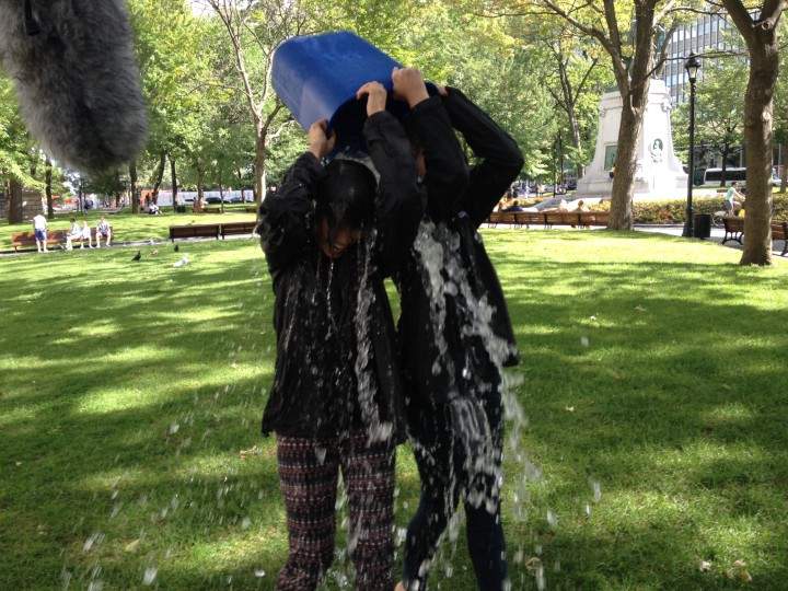 Global News takes on the ice bucket challenge.