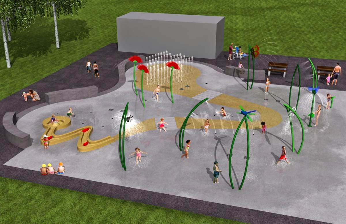 Prairie Winds Spray Park .