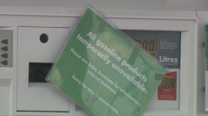 Shell gas shortage