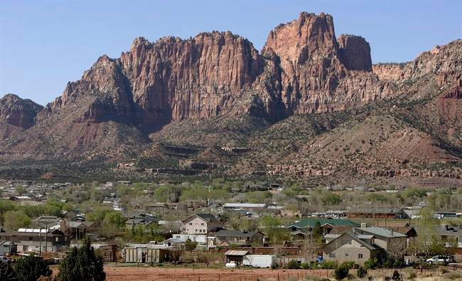 Town of Hildale, Utah: home to a polygamous sect. 