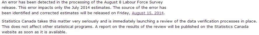 Don’t panic: StatsCan job error’s more awkward than catastrophic - image