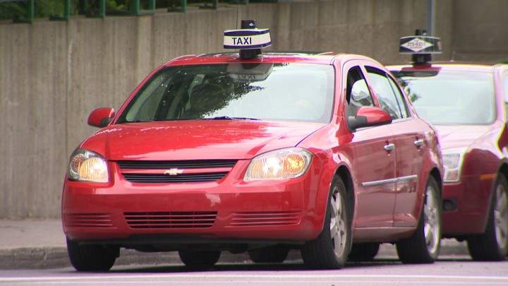 A Montreal taxi.