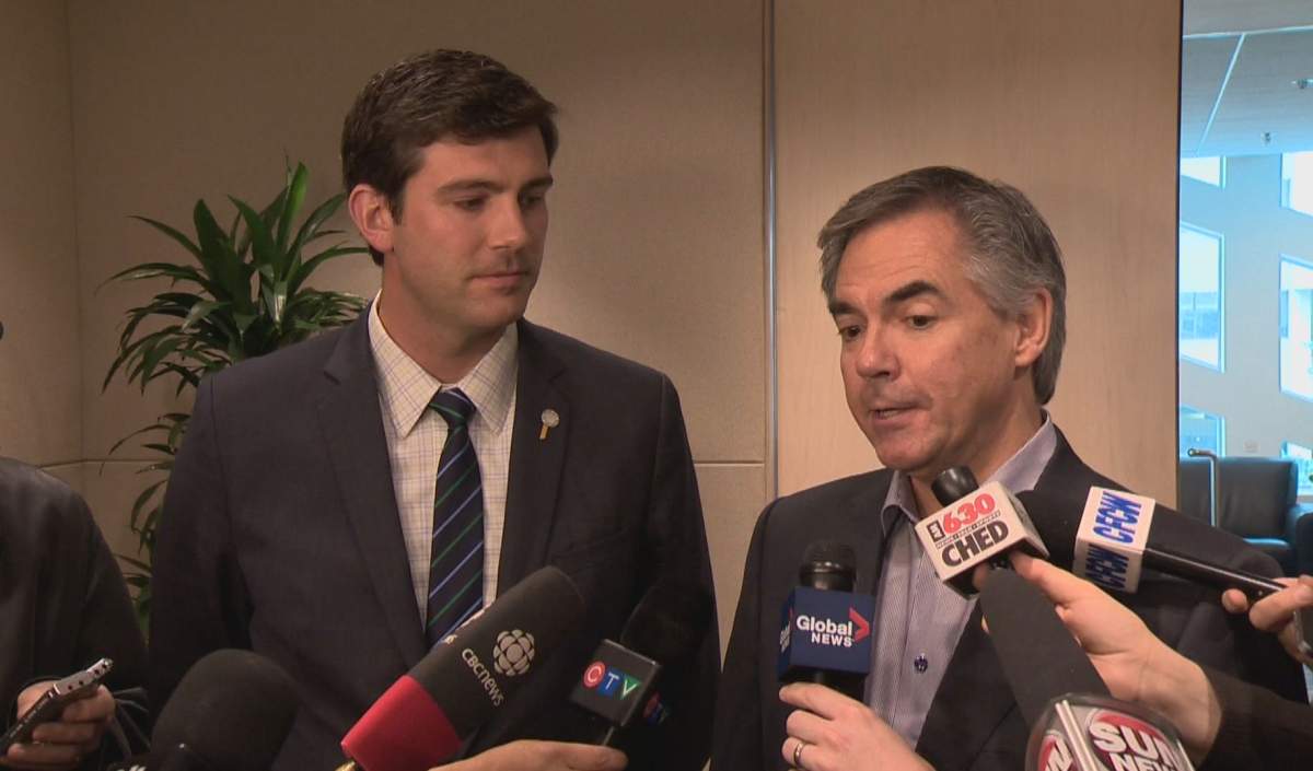 Edmonton Mayor Don Iveson meets with Alberta Premier-Designate Jim Prentice Tuesday, September 9, 2014.